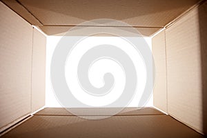 Looking out from the box