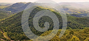 Looking out into the Cumberland Gap in southeast Kentucky