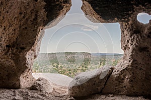 Looking Out Over Bandelier National Monument