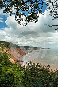 Looking out to Sidmouth