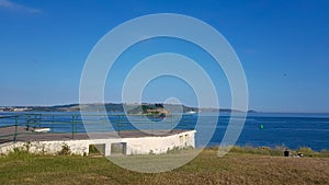 Plymouth Sound WW2 Gun battlements, Devon photo