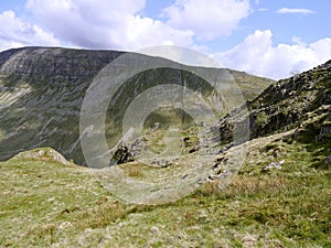 Looking over to St. Sunday Crag, Lake District photo