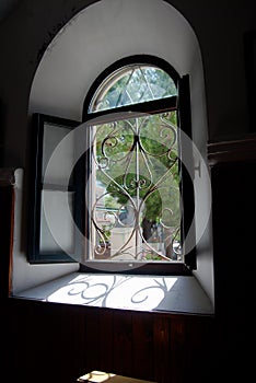 Ancient Arched window shadows
