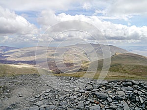 Looking to a distant Blencathra, Lake District