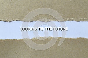 looking to the future on white paper