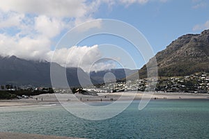 Looking towards the beach at Hout Bay