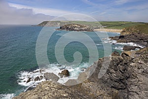 Looking towards Church Cove, Cornwall, England
