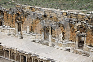 Looking towards the stage of the theatre, Hierapolis