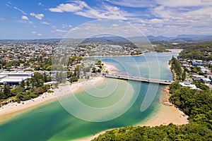 Looking towards the suburbs of Tallebudgera Creek