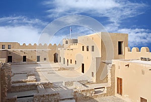 Looking towards western area of the Riffa Fort