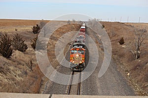 Looking at the train