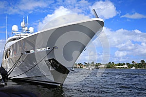 Looking up at a Boat