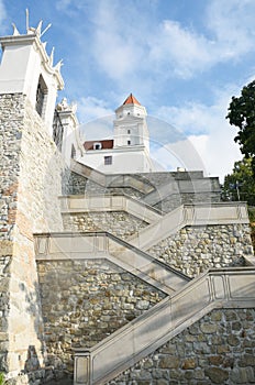 Pohled na Bratislavský hrad