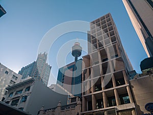 Looking up in the CBD, downtown Sydney, Australia