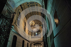 Looking Up into City Hall in Philadelphia at Night