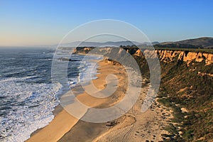 Coastline at Half Moon Bay California photo