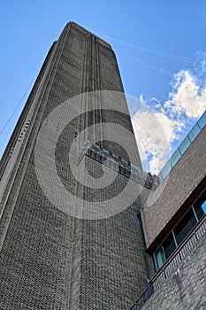 Chimney at Tate Modern art gallery, Southbank, London. photo