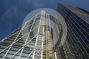 Looking up at Leadenhall Building London
