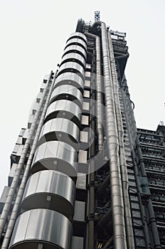 Looking up at Lloyds Building