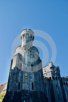 Looking up at the tower