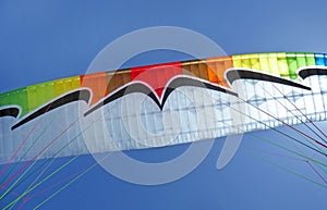 Tandem Paraglide wing flying
