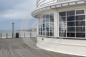 Looking West from the end or Worthing Pier