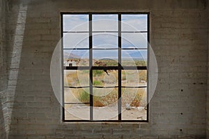 Looking through a Window at the Coachella Valley