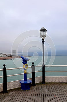 Looking at Worthing from its pier. photo