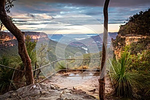 Lookout in Blue Mountains Australia