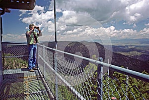 lookout in fire-tower