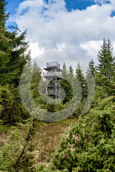 Lookout on hill Susava, Slovakia