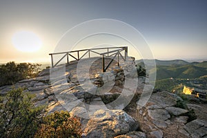 Lookout in mountain