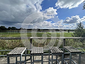 Lookout over the river vecht around Dalfsen