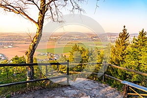 Lookout point of Karev Vaclav Rais, Czech: Raisova vyhlidka, in Bohemian Paradise, Czech Republic