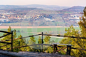 Lookout point of Karev Vaclav Rais, Czech: Raisova vyhlidka, in Bohemian Paradise, Czech Republic