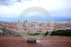 Lookout Point in Lyon, France: the Jardin des Curiosities