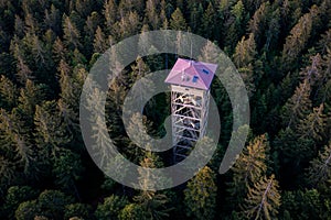 A lookout tower