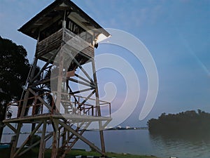 Lookout tower on the beach