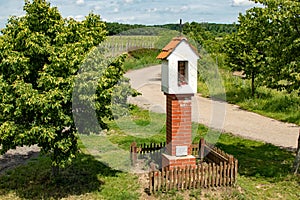 Lookout tower of Kravi hora near Boretice, Czech Republic