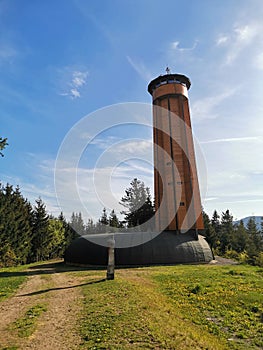 The lookout tower on Krizova hora