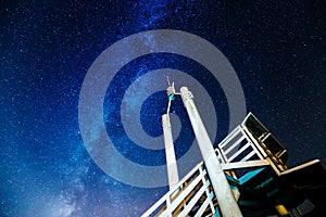 Lookout Tower and Milky Way