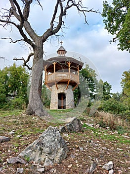 Lookout tower Na Chlumu near SlatiÅˆany, Czech Republic