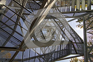 Lookout tower or observation tower in Horne Lazy, Brezno, Slovakia