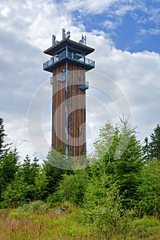 Lookout tower Spicak, Sumava, Czech Republic
