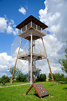 Lookout tower `Toulovcova Lookout tower`, Czech Republic