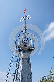 Rozhľadňa vo Vápennej - vrch Rostun, Malé Karpaty, Slovensko