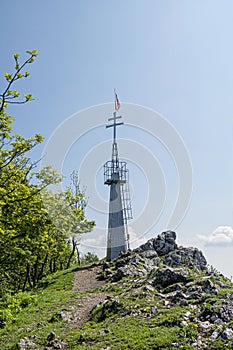 Lookout in Vapenna - Rostun hill, Little Carpathians, Slovakia