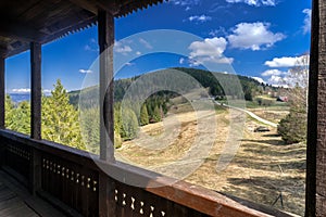 Lookout Veza in village Velke Borove, Slovakia