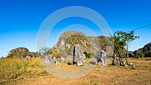 Lookout in the Vinales valley in Cuba in Cuba