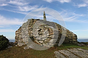 Lookout and way point, Rhoscolyn, Anglesey, Wales